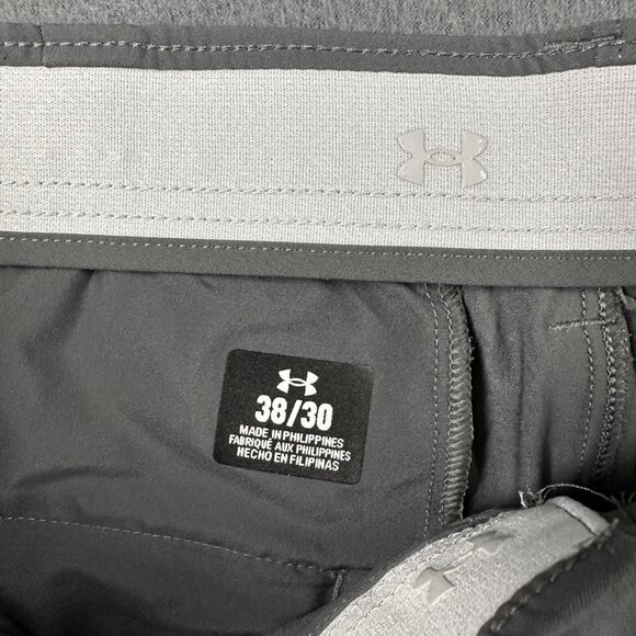 Under Armour Pants Mens 38x30 Performance Stretch Elastic Waist Golf 1377301 - Picture 7 of 13